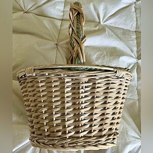 Wicker basket. Distressed